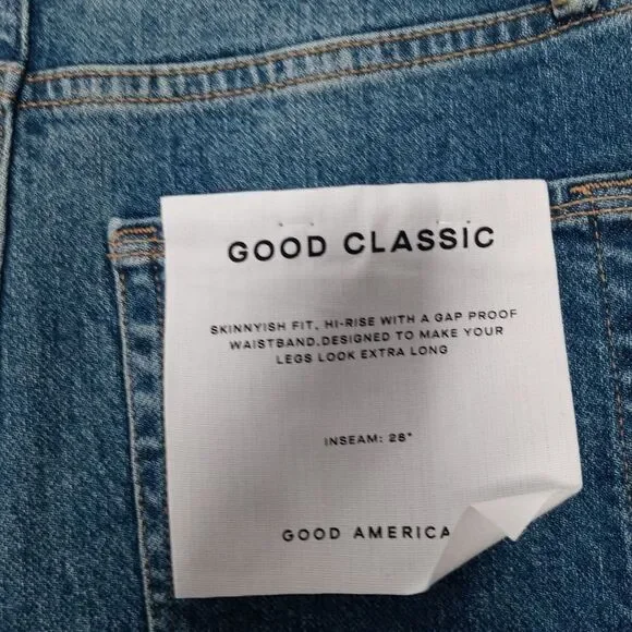 Good American skinny high rise jeans size 4/27